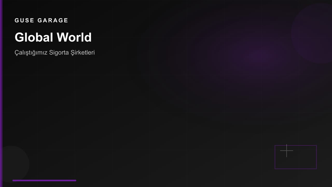 Global World hasar onarımı — Guse Garage