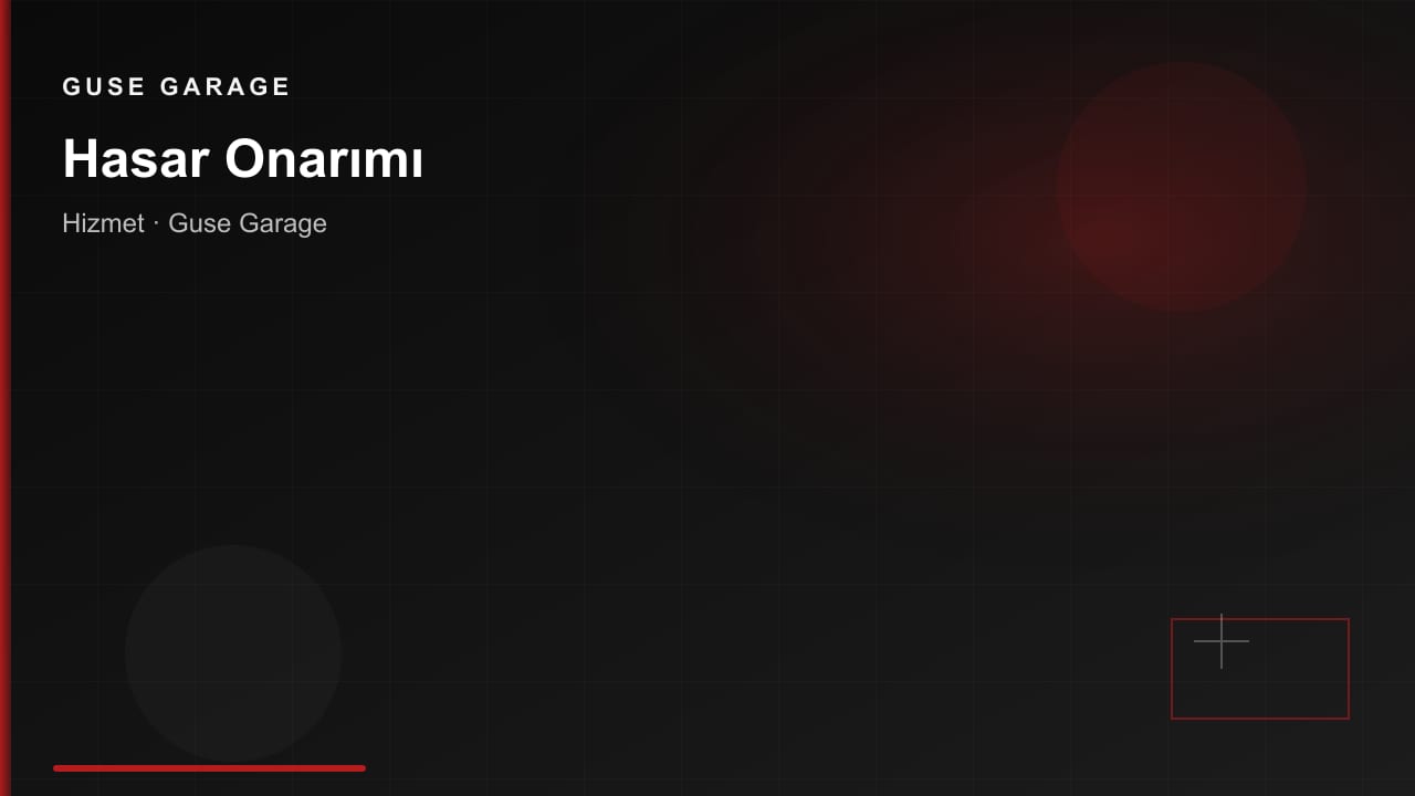 Hasar Onarımı