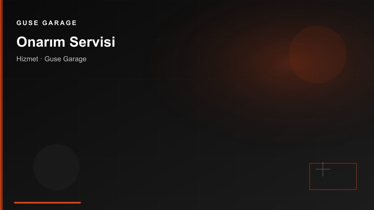 Onarım Servisi