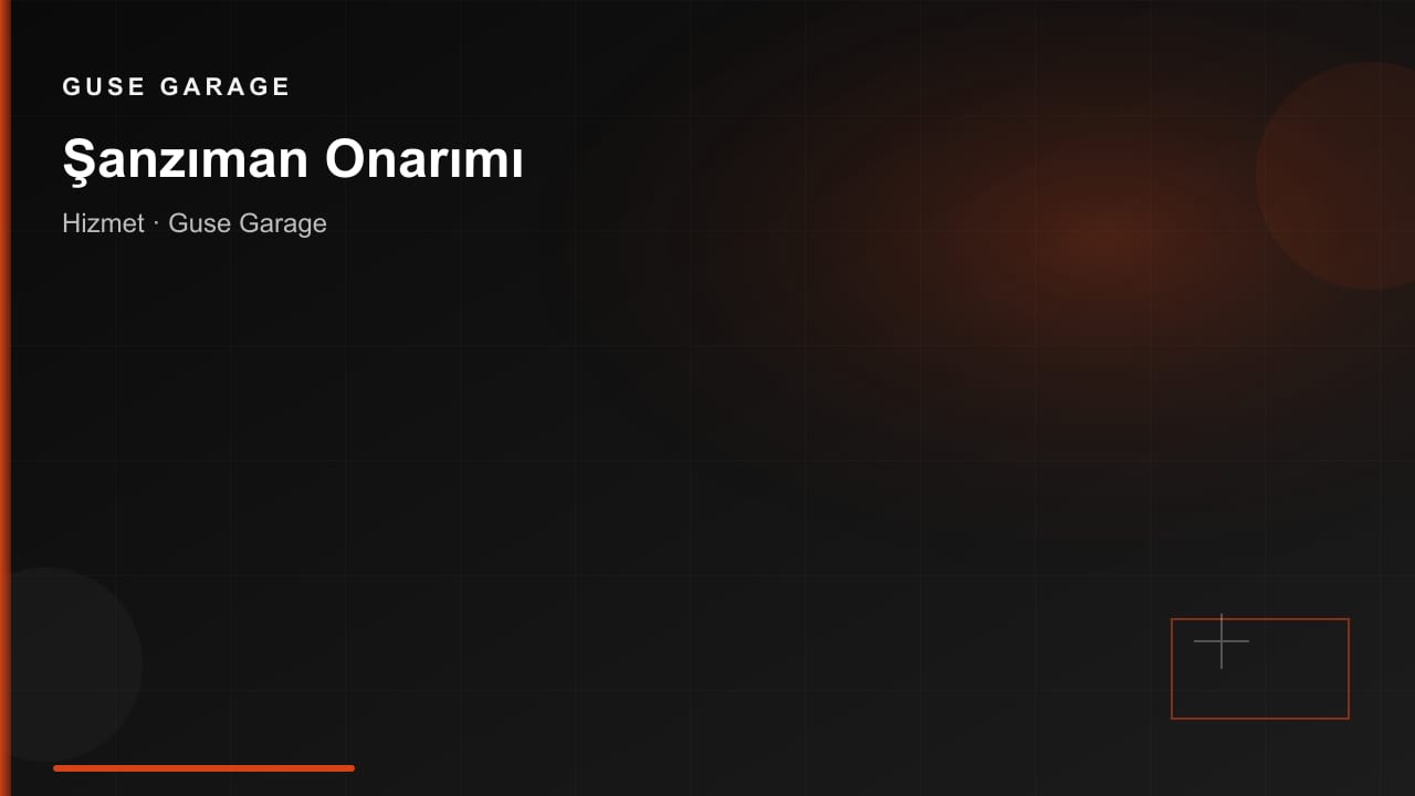 Şanzıman Onarımı