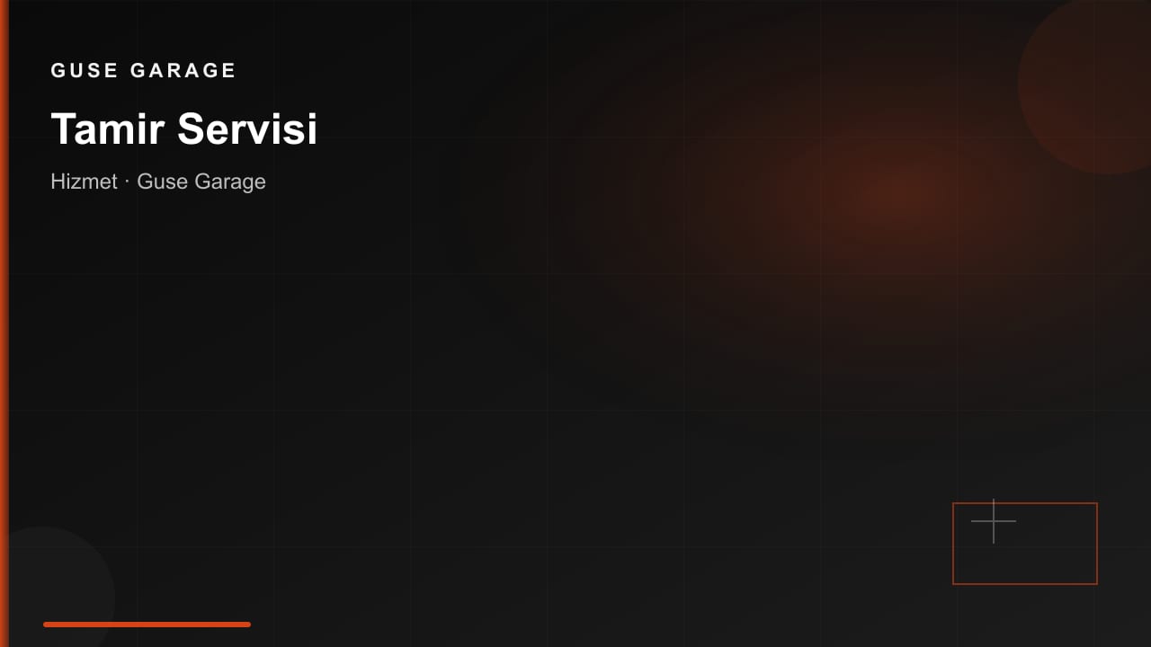 Tamir Servisi